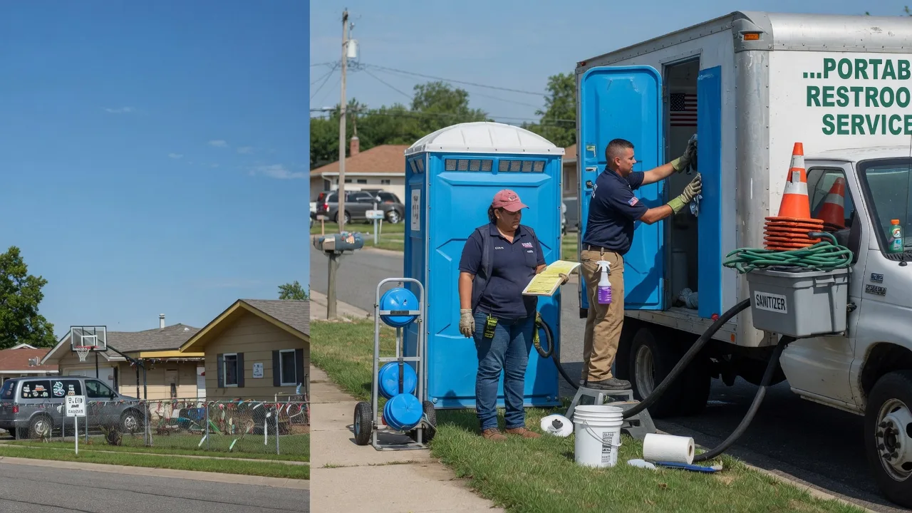 Portable Toilet Rental in Columbus, KS near me